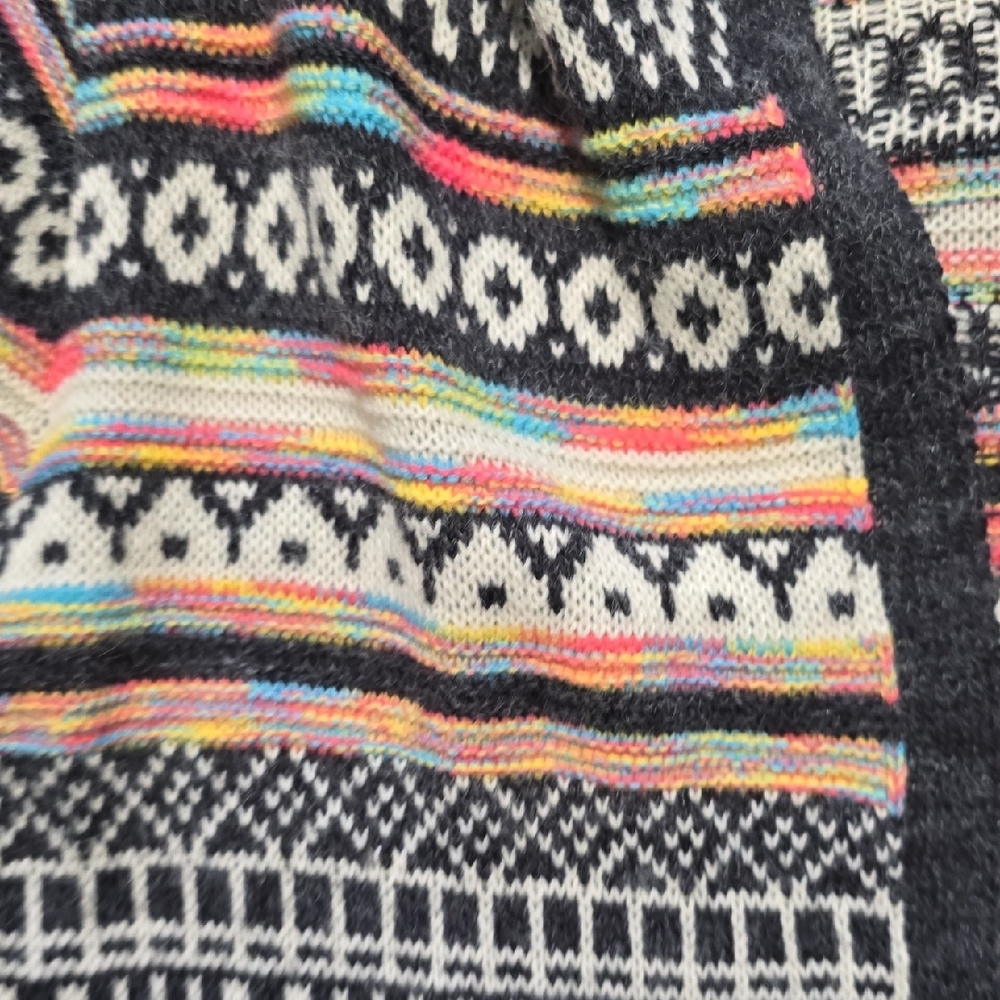 Monteau Multicolor Patterned Cardigan - Picture 5 of 6